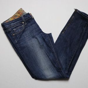 Paige Skyline Ankle Zipper Skinny Jeans